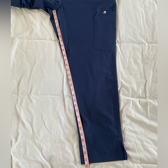 FIGS Yola FREEX Lined Scrub Pants High Waisted Women's Large blue / turquoise - Picture 7 of 7